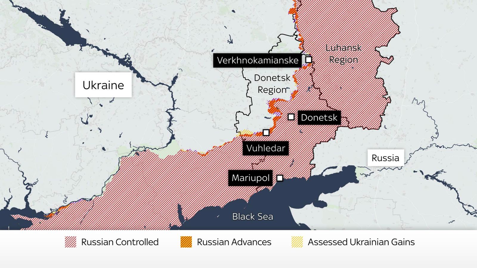 Russia captures two towns in eastern Donetsk region as Ukraine shoots ...