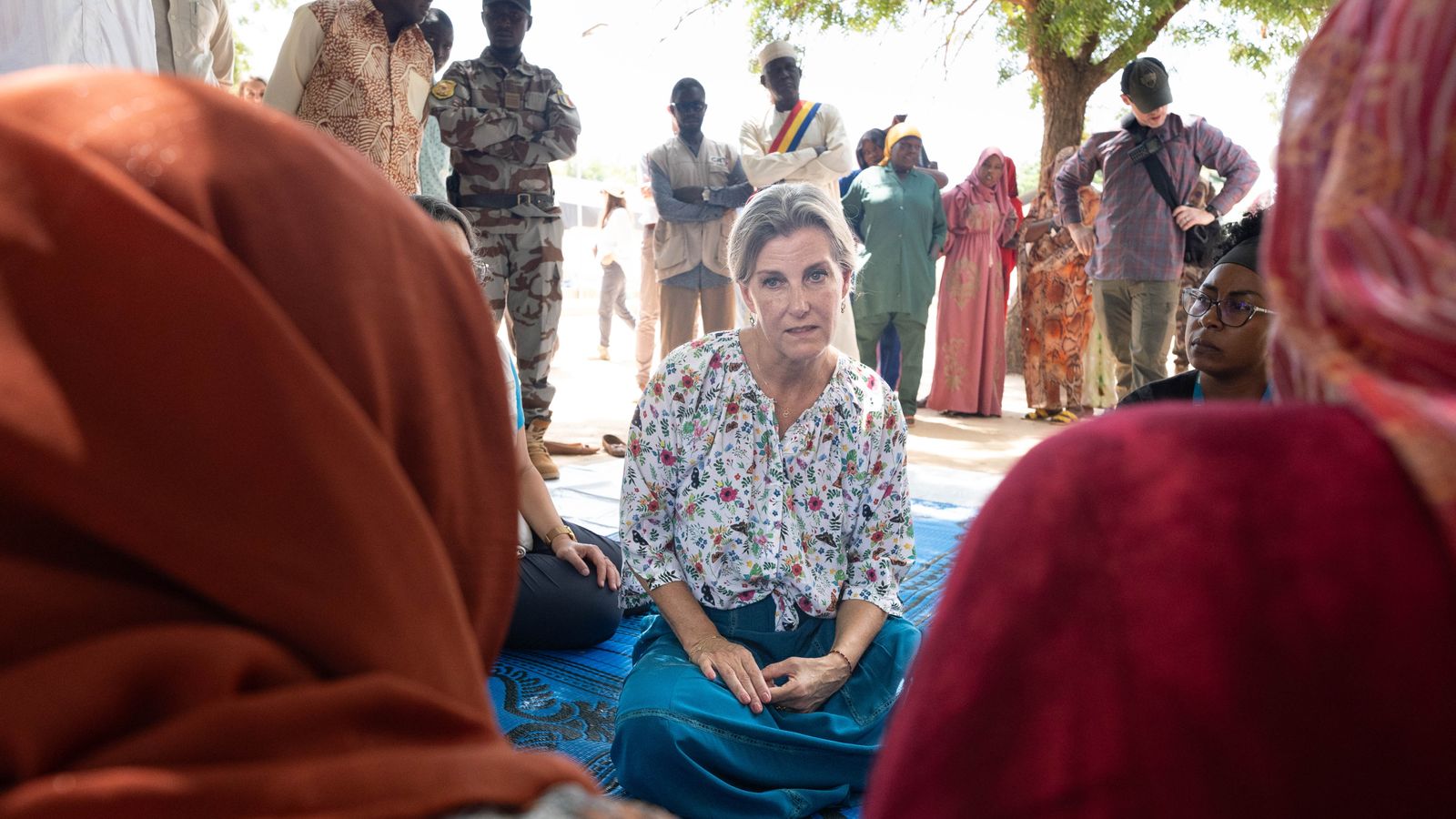 Sophie, Duchess of Edinburgh, in tears after meeting sexual violence