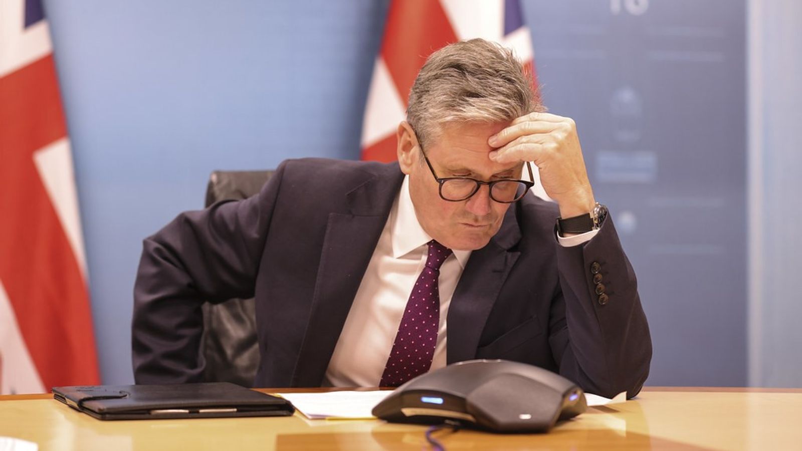 Starmer says UK 'stands with Israel' and he is 'deeply concerned ...