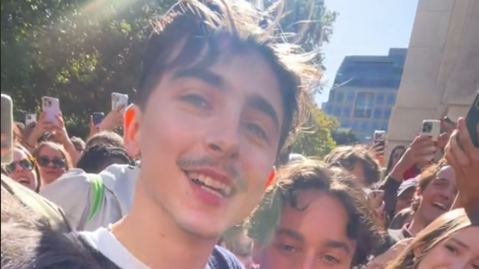 Timothee Chalamet crashes lookalike competition in New York