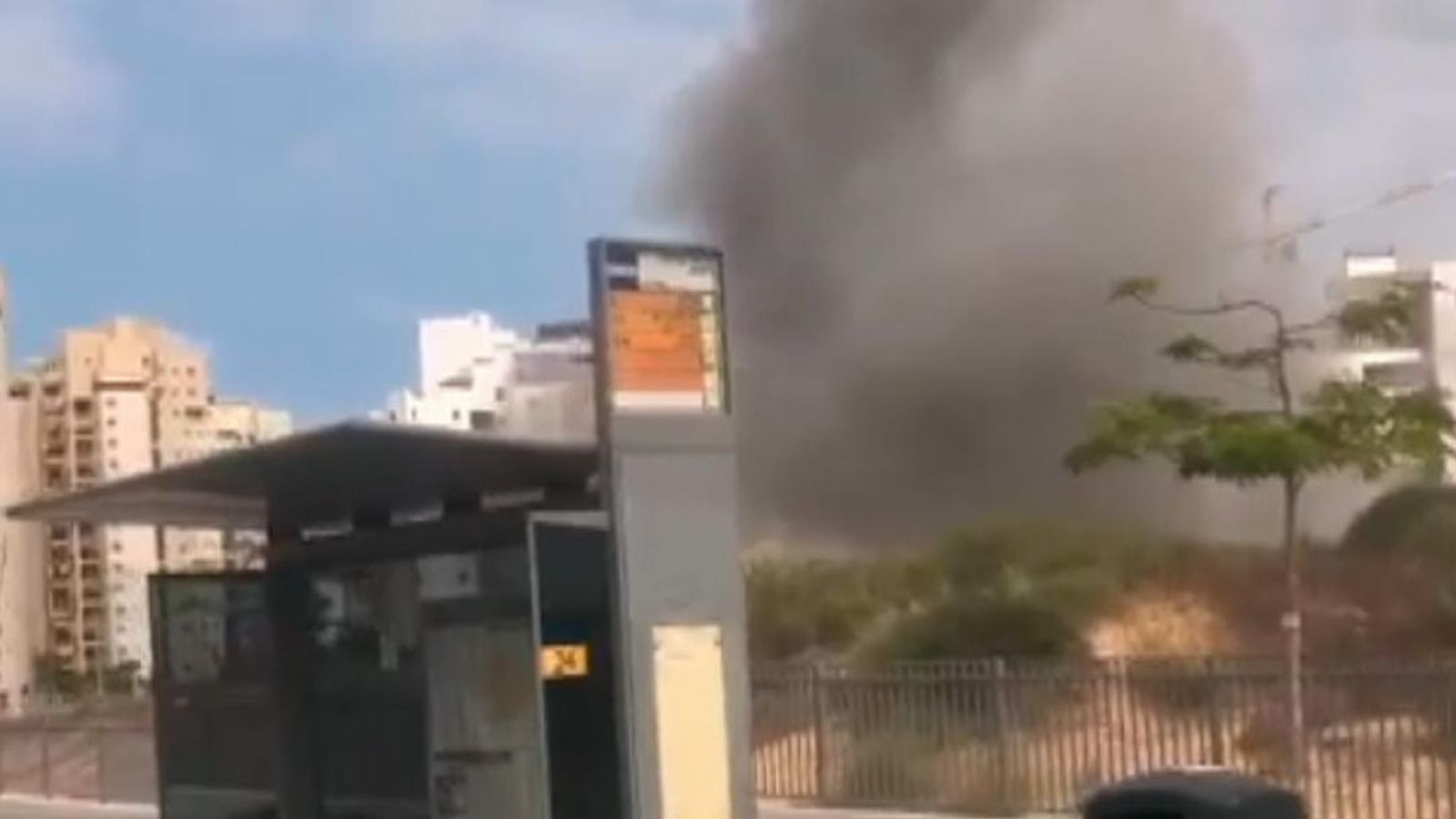 Rocket lands in Tel Aviv as sirens sound on October 7th anniversary ...