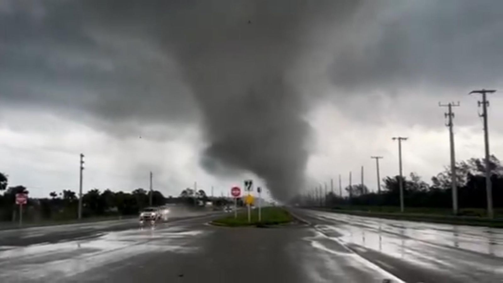 Hurricane Milton spawns dangerous tornadoes | US News | Sky News