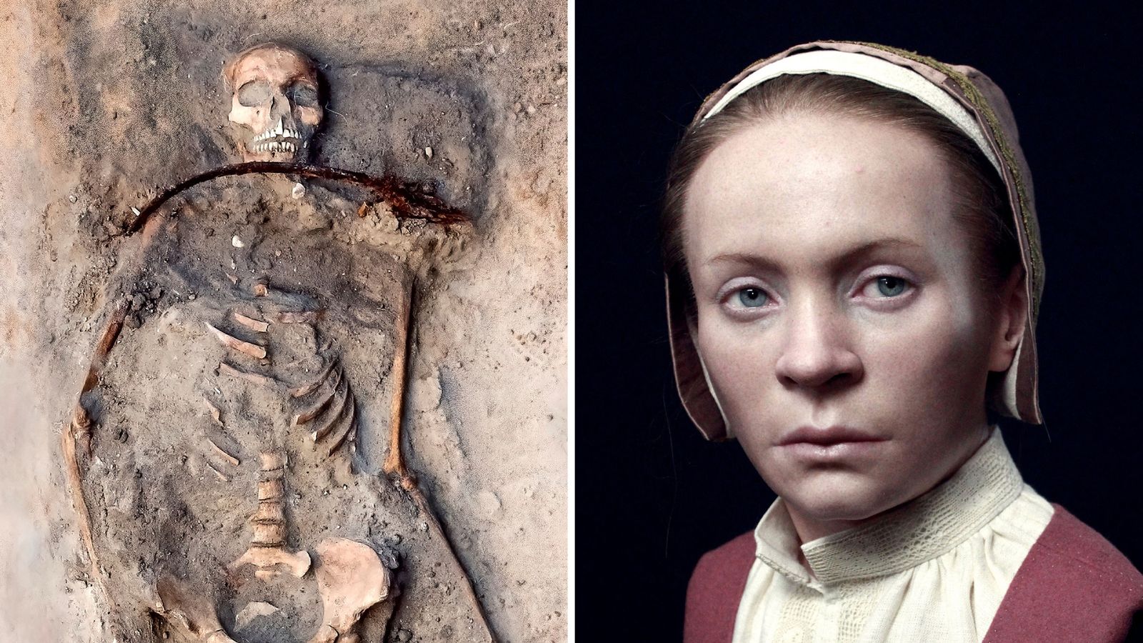 'Vampire' returns from the dead: Scientists in Poland rebuild the face of 400-year-old woman