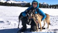 Emilie Anne Parker along with Roo and Carver. Pic: Police Scotland