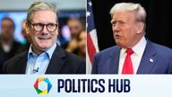 Sir Keir Starmer and Donald Trump