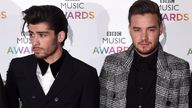 Zayn Malik (left) and Liam Payne. Pic: Shutterstock 
