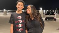 Sewell Setzer III with his mother Megan Garcia. Pic: Tech Justice Law Project