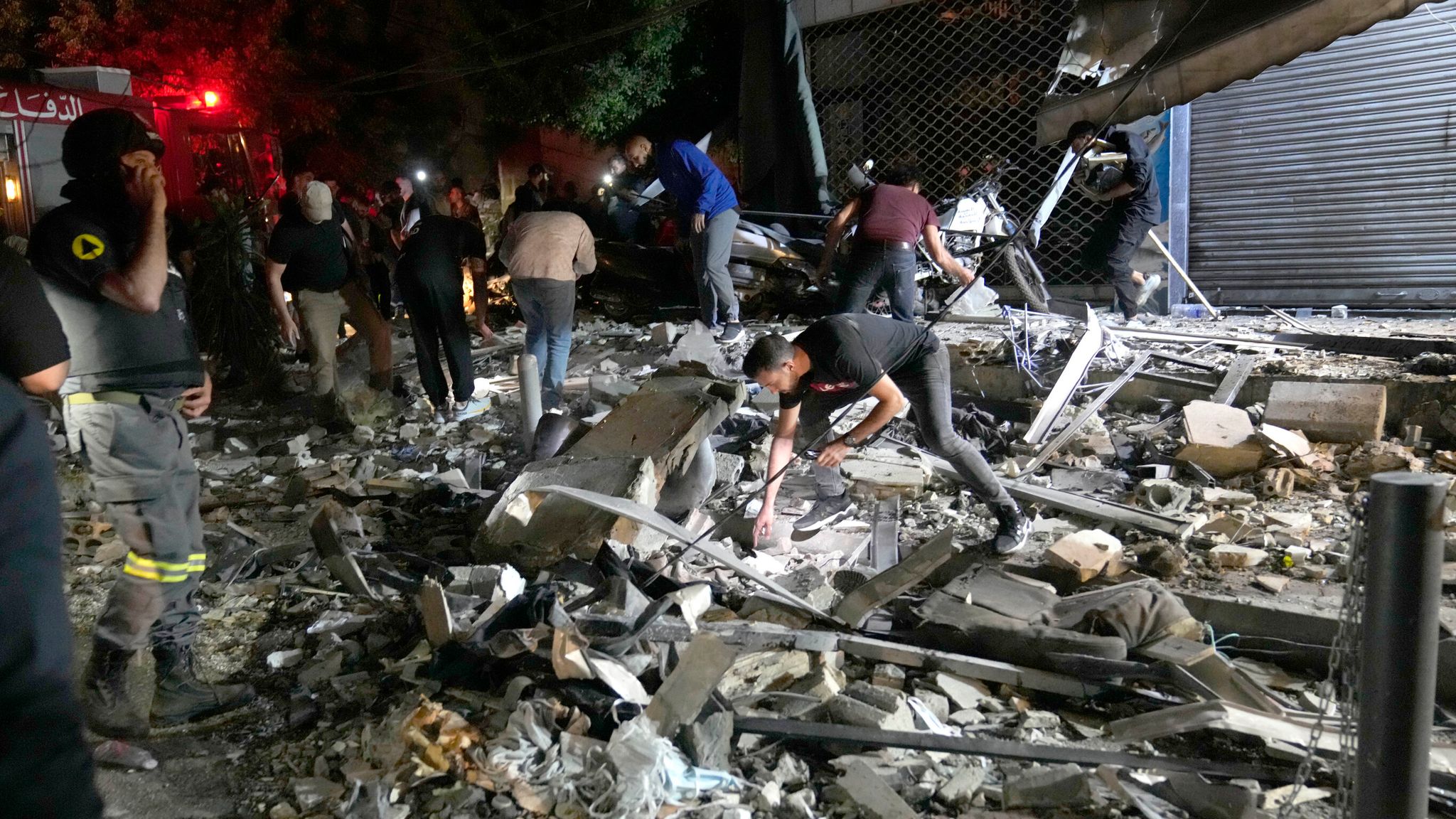 Lebanon: Six people killed in Israeli strike on Beirut block of flats ...