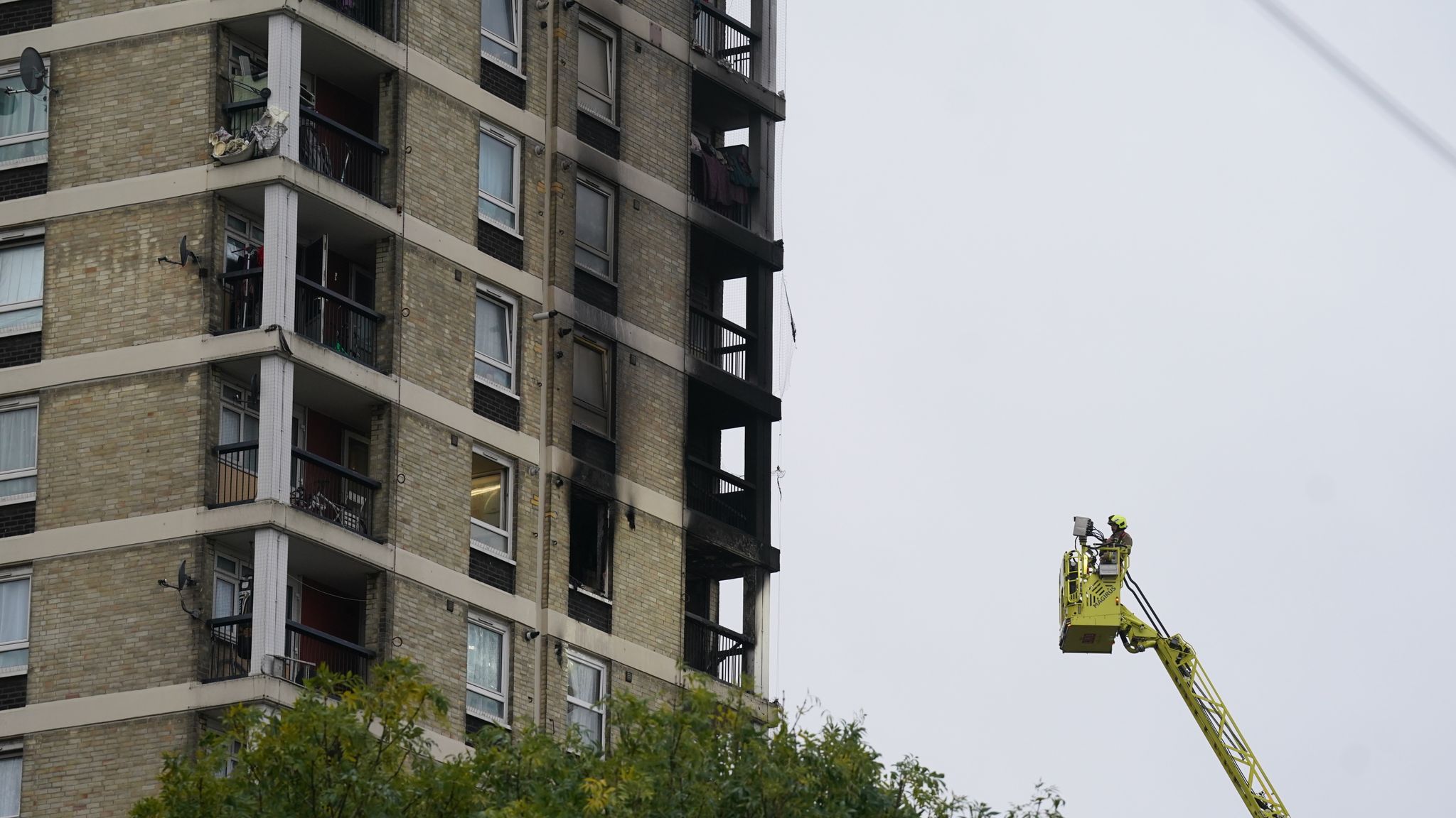 Fire breaks out at block of flats in Plaistow, east London UK News