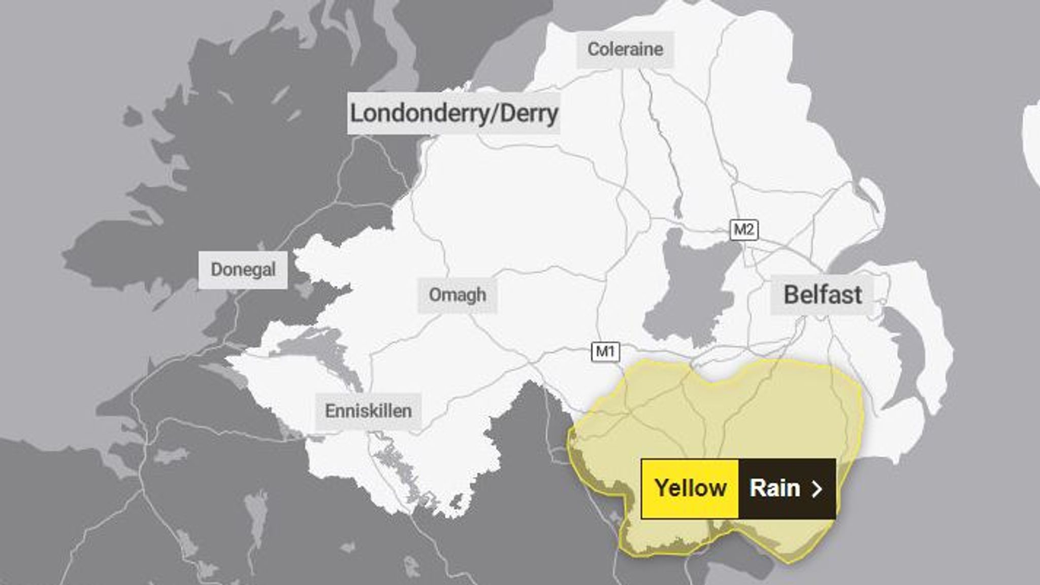 UK weather: Met Office issues heavy rain warning - with chance of 8cm ...
