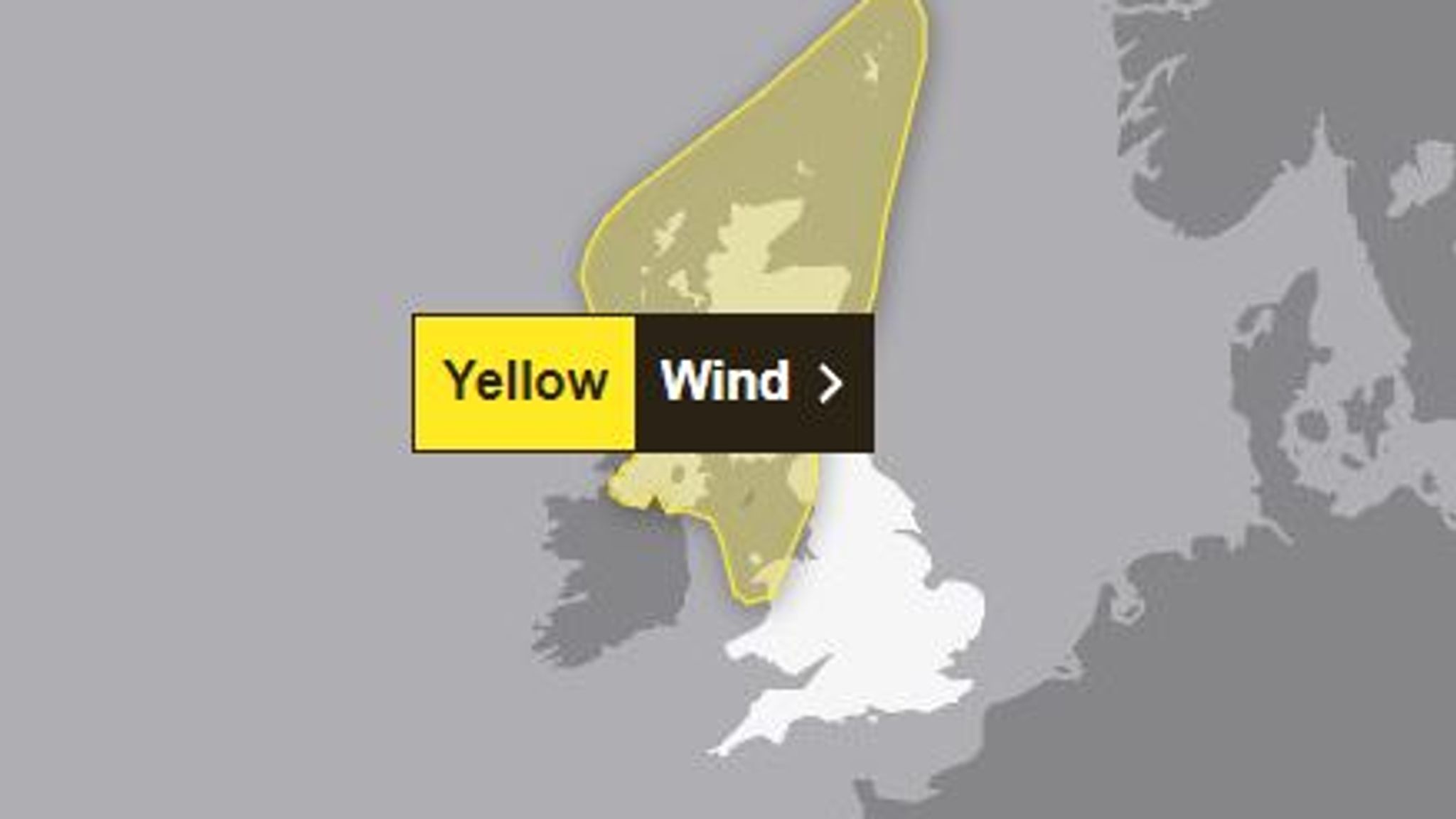 Met Office issues wind warning for Sunday as heavy rain hits parts of