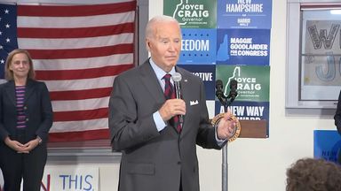216 Uselection US election: Joe Biden says of Donald Trump: 'We gotta lock him up ...