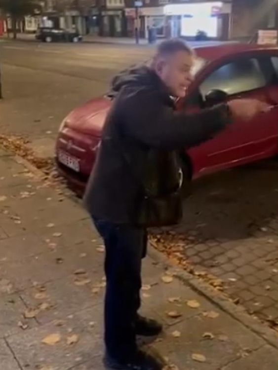 Stills from video showing Labour MP (Runcorn and Helsby) Mike Amesbury punching a man in street at 2.48am on Saturday 26/10/2024 in Main Street, Frodsham.