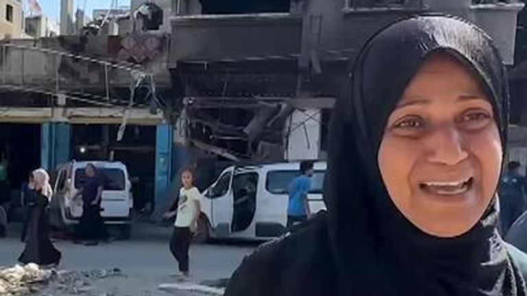 Palestinians are being told to leave parts of Gaza as Israel continues its military offensive.