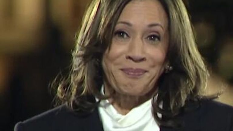 In a final appeal for support, Ms Harris says she will always listen to people - even those who don't vote for her.