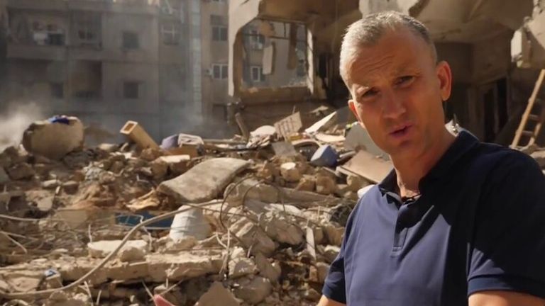 Alex Rossi live from site of deadly Beirut airstrike