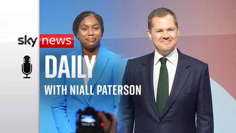 Tory leadership candidates Kemi Badenoch and Robert Jenrick