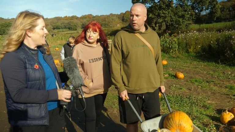 Budget pumpkins Derbyshire Lisa Dowd