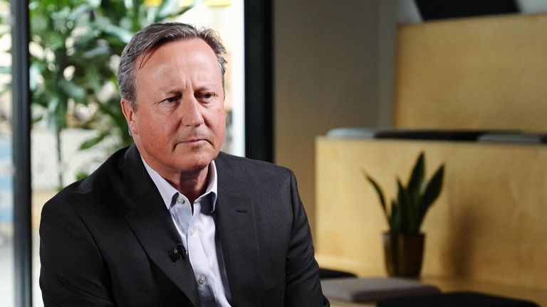 Lord Cameron served as Foreign Secretary under Rshi Sunak.