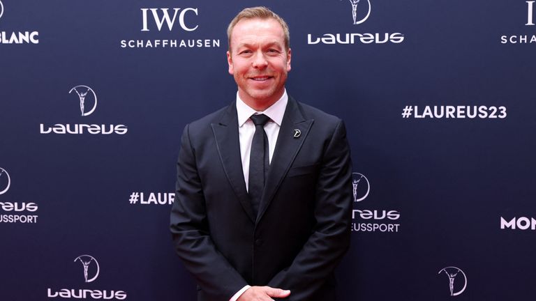 Sir Chris at an awards ceremony in Paris in May 2023. Pic: Reuters