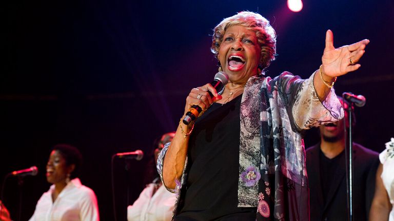 Cissy Houston performing in 2013. Pic: AP