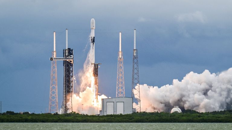 A SpaceX Falcon 9 rocket lifts off carrying the European Space Agency Hera spacecraft on a mission to the asteroid Dimorphos.
Pic Reuters
