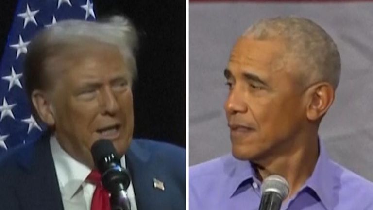 Det sier Barack Obama til Pennsylvania "vi trenger ikke fire år til med Donald Trump"