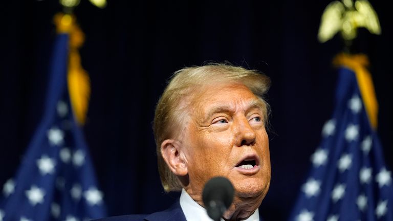 Trump has loomed large over US politics for almost a decade. Pic: AP