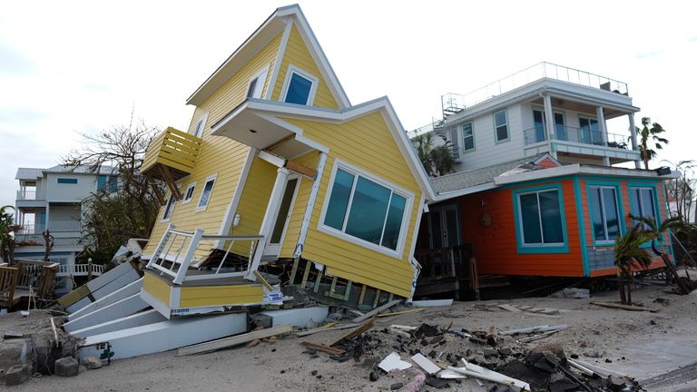 Bradenton Beach on Anna Maria Island, Florida. Pic: AP