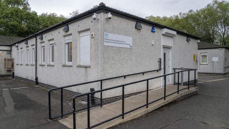 The NHS Enhanced Drug Treatment Facility at Hunter Street Health Centre in Glasgow. The UK's first safe drug consumption room was approved on Wednesday by the Glasgow City Integration Joint Board (IJB), which is made up of NHS and council officials. A �2.3 million consumption room is now planned for Hunter Street in the east end of the city. Picture date: Thursday September 28, 2023.