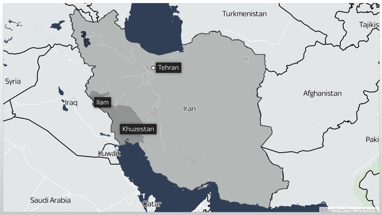 Military targets hit by Israel in Iran