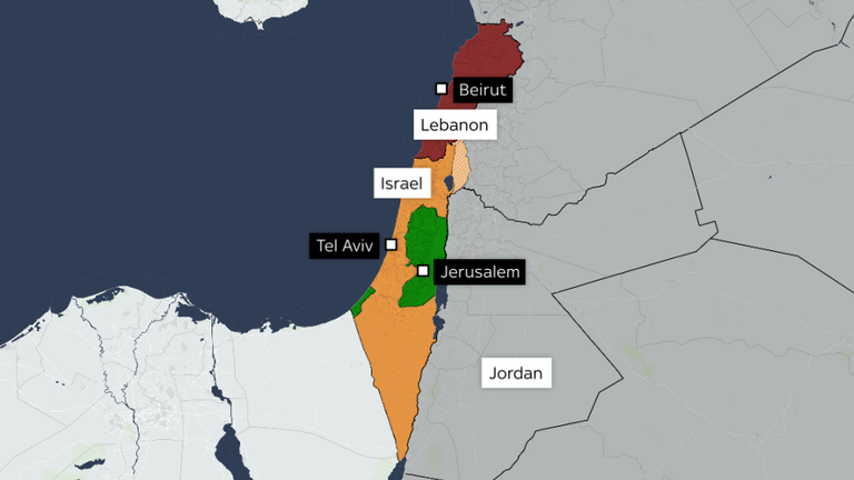 Middle East map