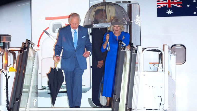 Queen Camilla makes young royal fan’s dream come true on arrival in Australia | UK News