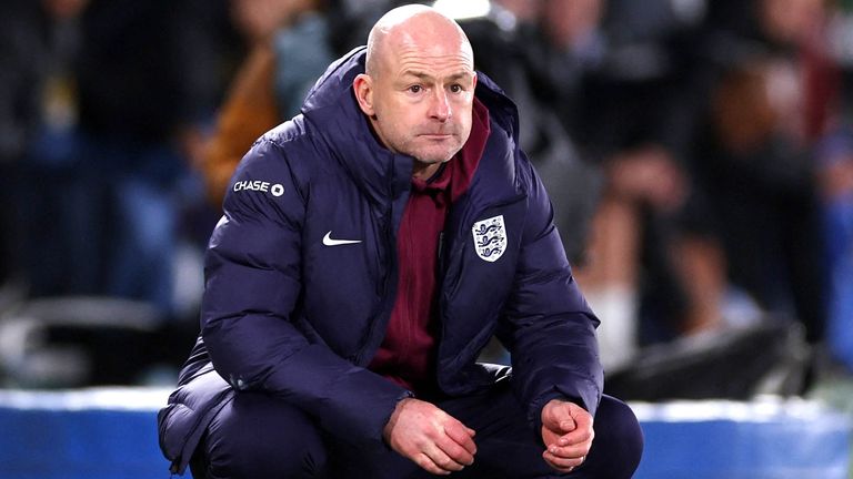 England interim manager Lee Carsley.
Pic: Reuters