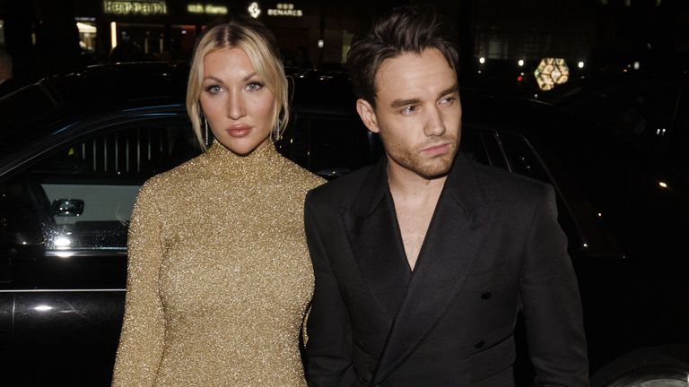 Kate Cassidy and Liam Payne attending the British Vogue and Tiffany & Co Fashion and Film Event at Annabel's in London. Image date: Sunday, February 19, 2023.