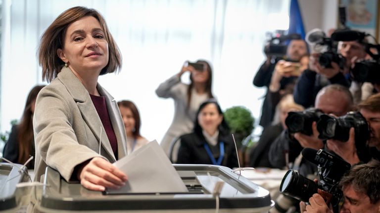 Moldova: President Maia Sandu accuses ‘foreign forces’ of voter fraud