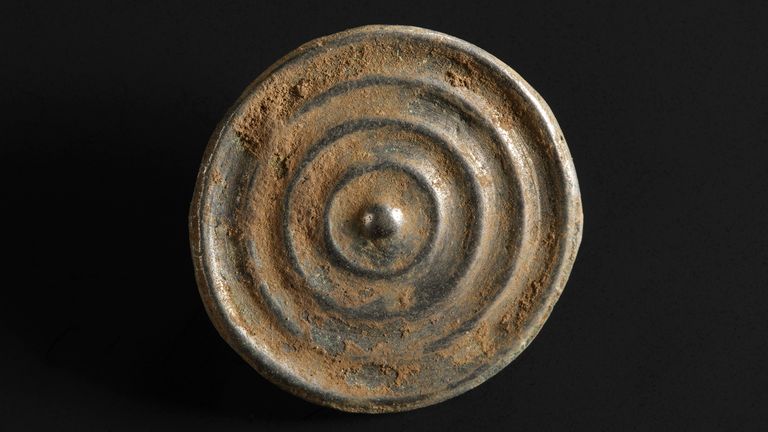 A bronze button. Pic: National Museums Scotland
