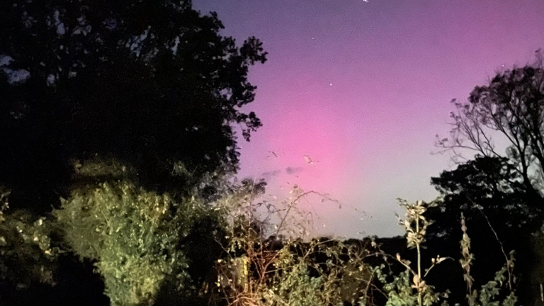 The Northern Lights in Wisborough Green, west Sussex