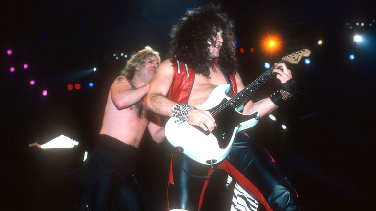 Ozzy Osbourne and Jake E Lee during a concert in 1984. Pic: Jeffrey Mayer/Rock Negatives/MediaPunch/MediaPunch/IPx