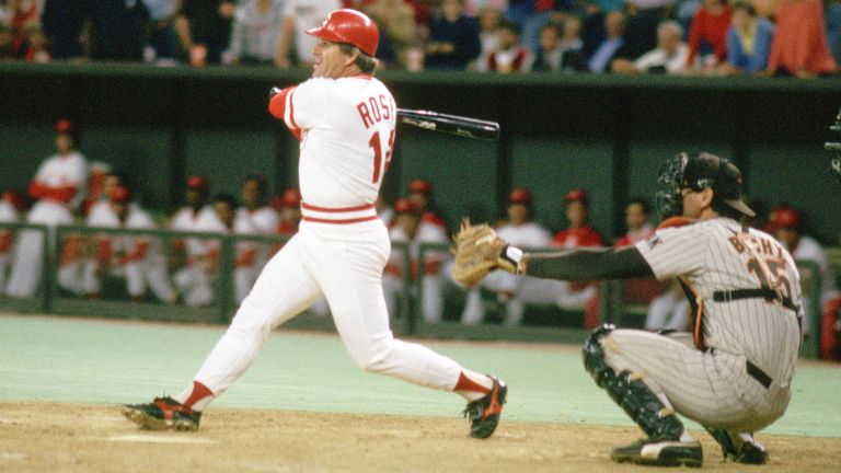 Pete Rose played for 24 years for 3 different teams. Photo: AP