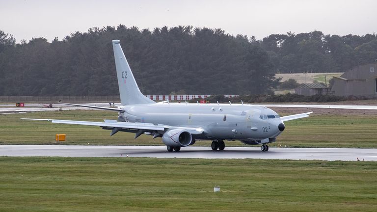 RAF's P-8A Poseidon aircraft. Pic: Royal Air Force