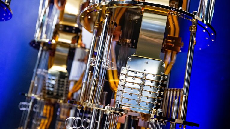 A quantum computer. Pic: AP