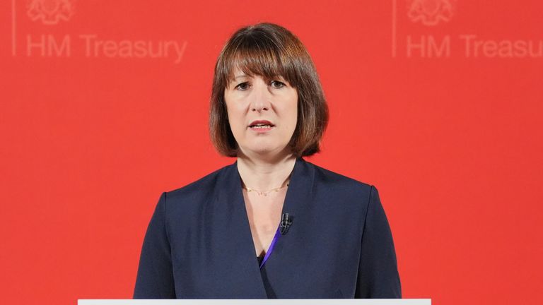 EMBARGOED TO 0001 THURSDAY OCTOBER 10 File photo dated 08/07/24 of Chancellor Rachel Reeves giving a speech at the Treasury in London. The Chancellor is being urged to deliver a funding boost of at least �16 billion to the NHS in this year's budget in a move the SNP says would see an extra �1.6 billion come to Scotland. Issue date: Thursday October 10, 2024.