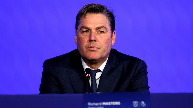 Richard Masters, chief executive of the Premier League. Photo: PA