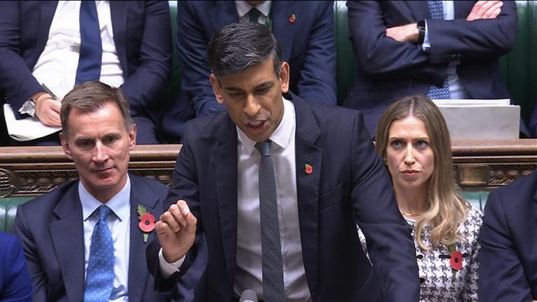 Budget: Rishi Sunak claims Rachel Reeves &#39;fiddled the figures&#39; for her Budget 