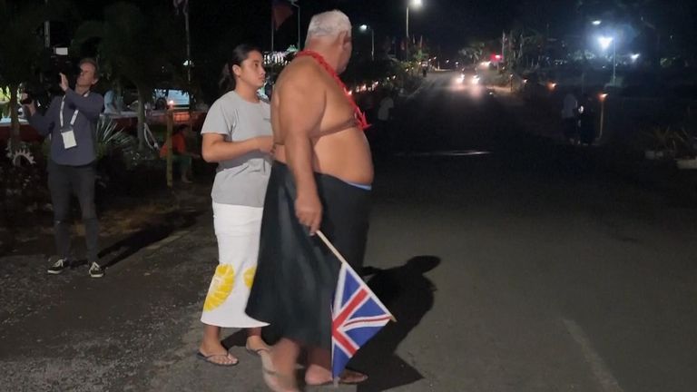 Charles arrived in Samoa on Wednesday evening and was welcomed with a traditional kava-drinking ceremony on Thursday.