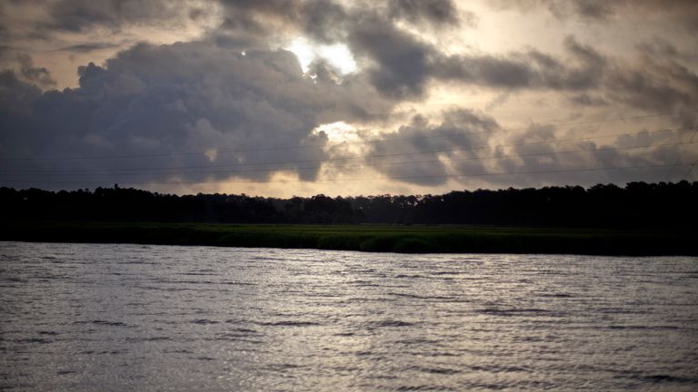 The sun rises over Sapelo Island. File photo: AP