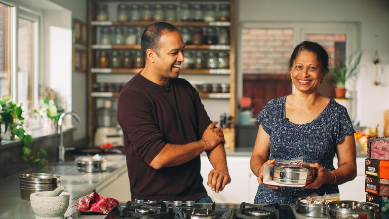 Sanjay Aggarwall and his mum Sashi Aggarwal co-found Spice Kitchen spice kits. Pic: Spice Kitchen