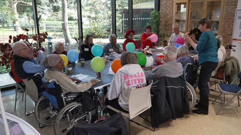 Residents at St Christopher's Hospice