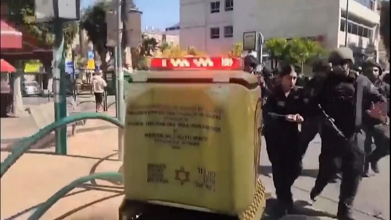 Israeli police said the assailant stabbed people in multiple locations in the northern city of Hadera.